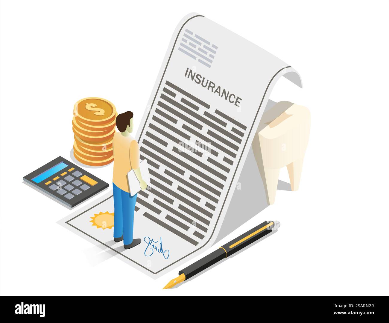 Insurance estimate Cut Out Stock Images & Pictures - Alamy