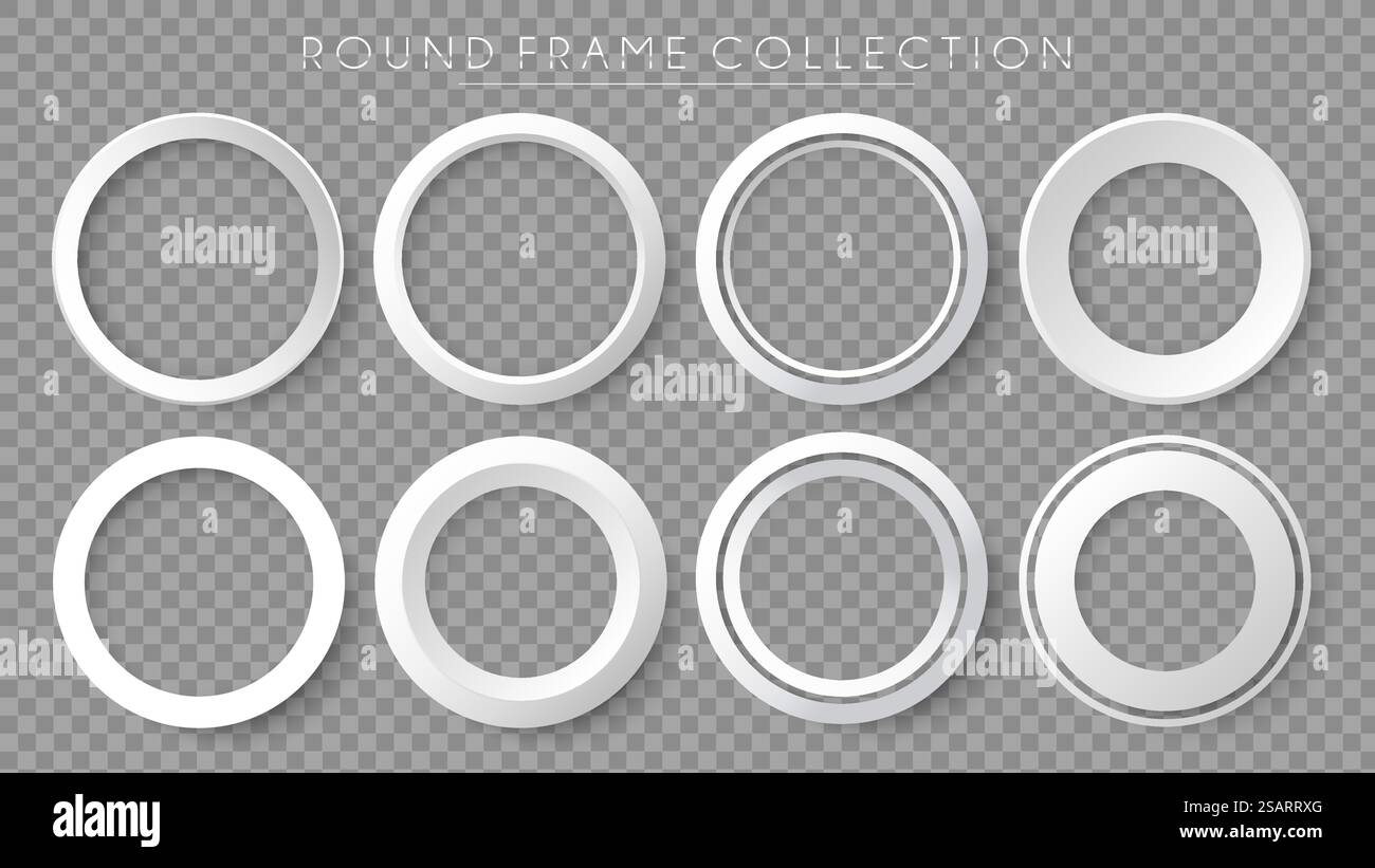 Circle icon blank space Stock Vector Images Alamy