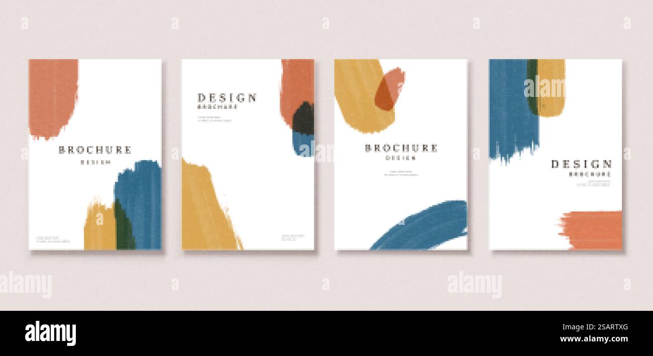 Minimal cover template design Stock Vector