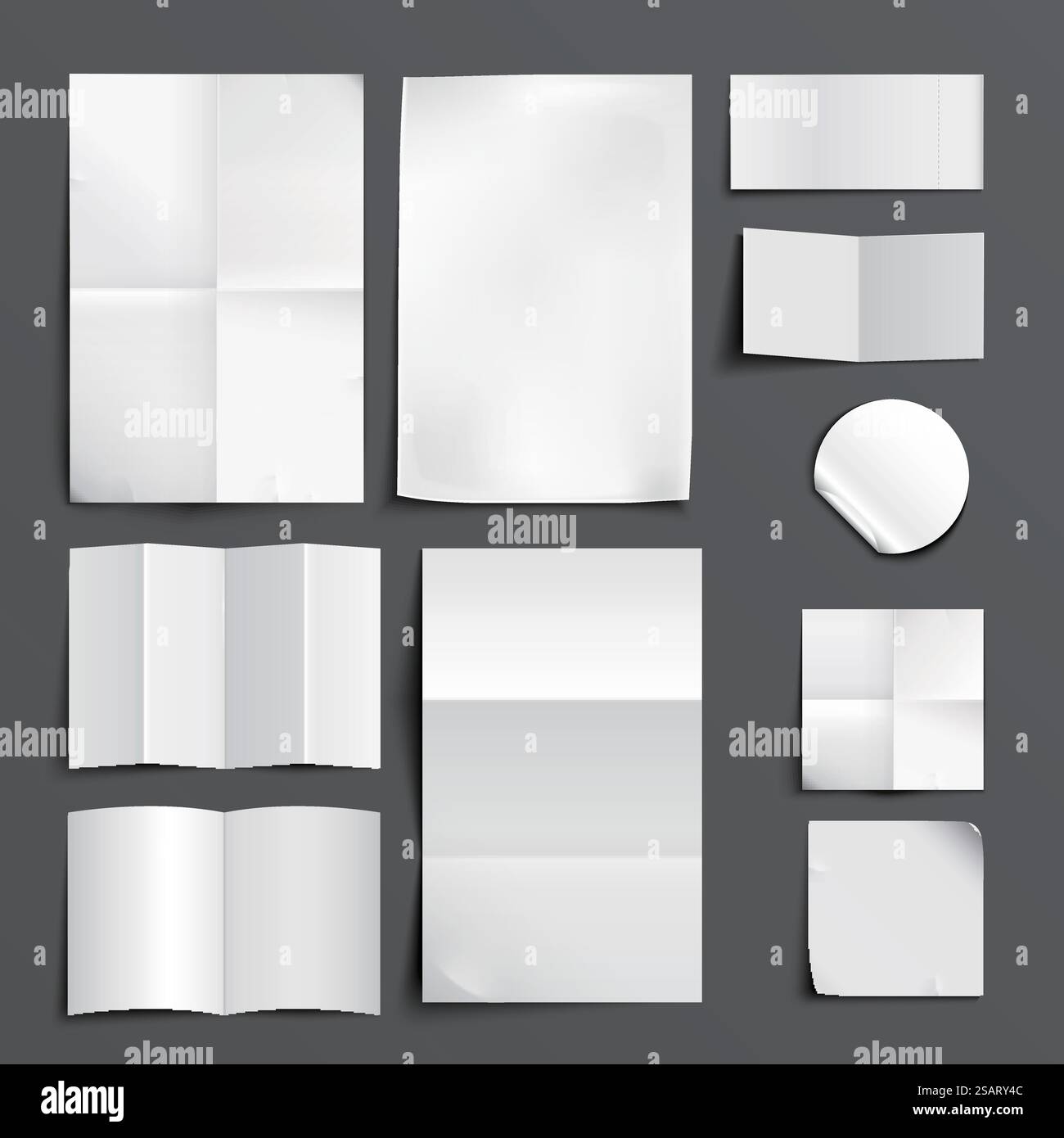 paper collection set Stock Vector Image & Art - Alamy