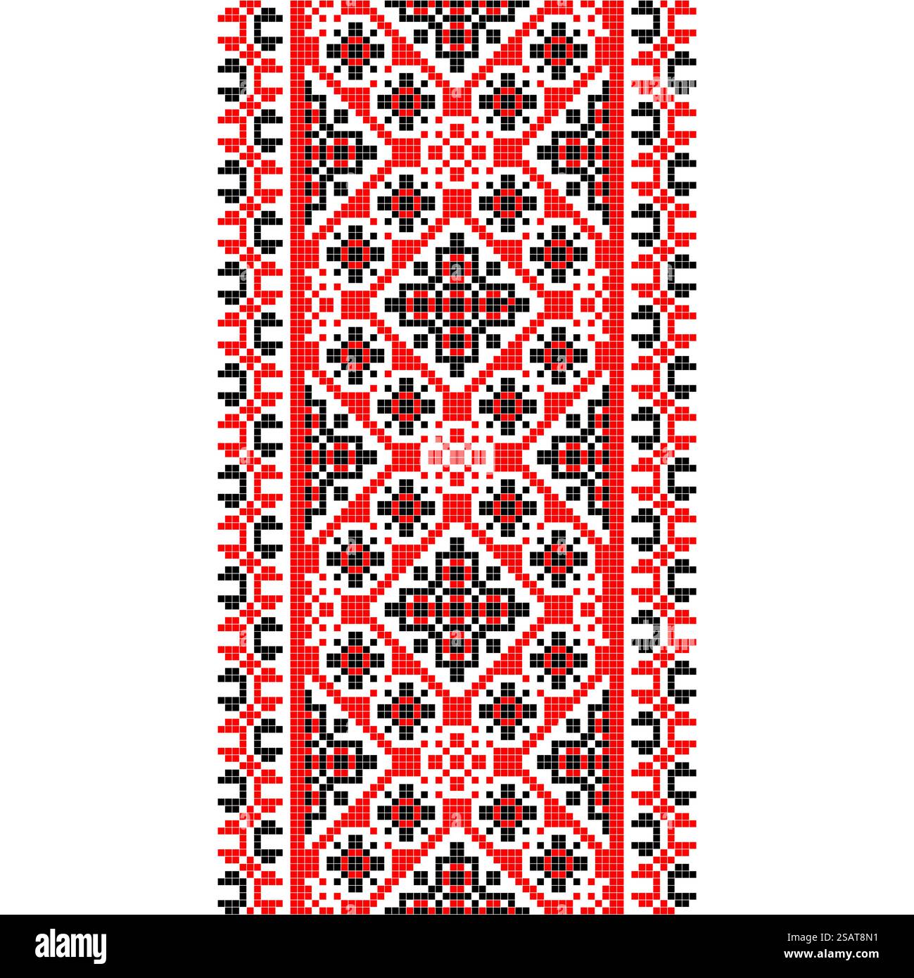 national pattern fabric texture vertical; vector ilustration. national ...