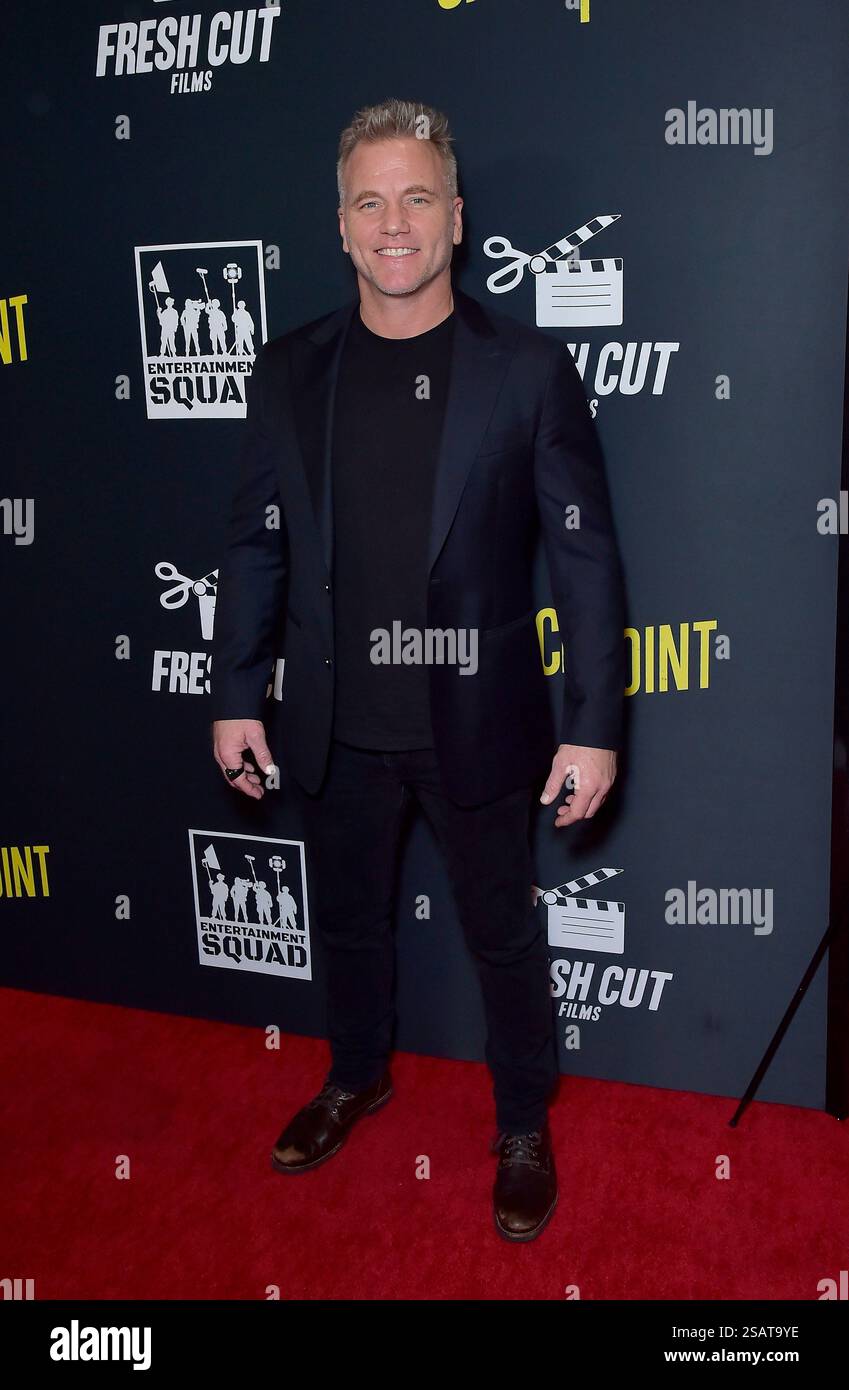 Sean Carrigan arriving at the “Grace Point” premiere held at Regal