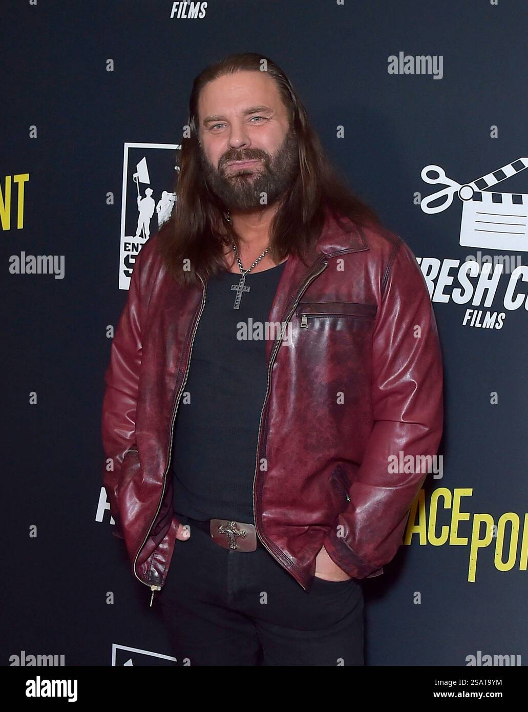 James Storm arriving at the “Grace Point” premiere held at Regal