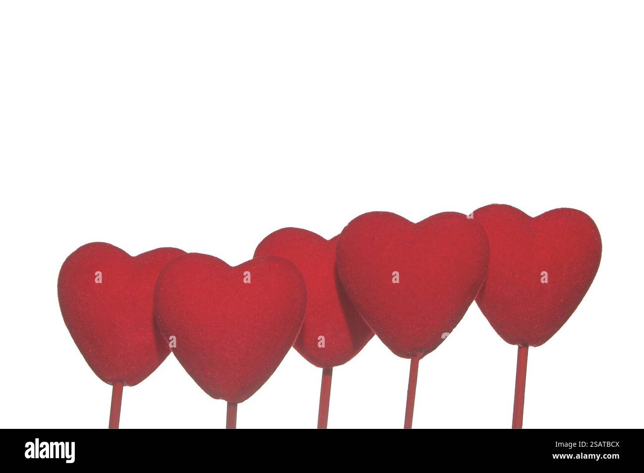 A close-up image of a red heart Stock Photo