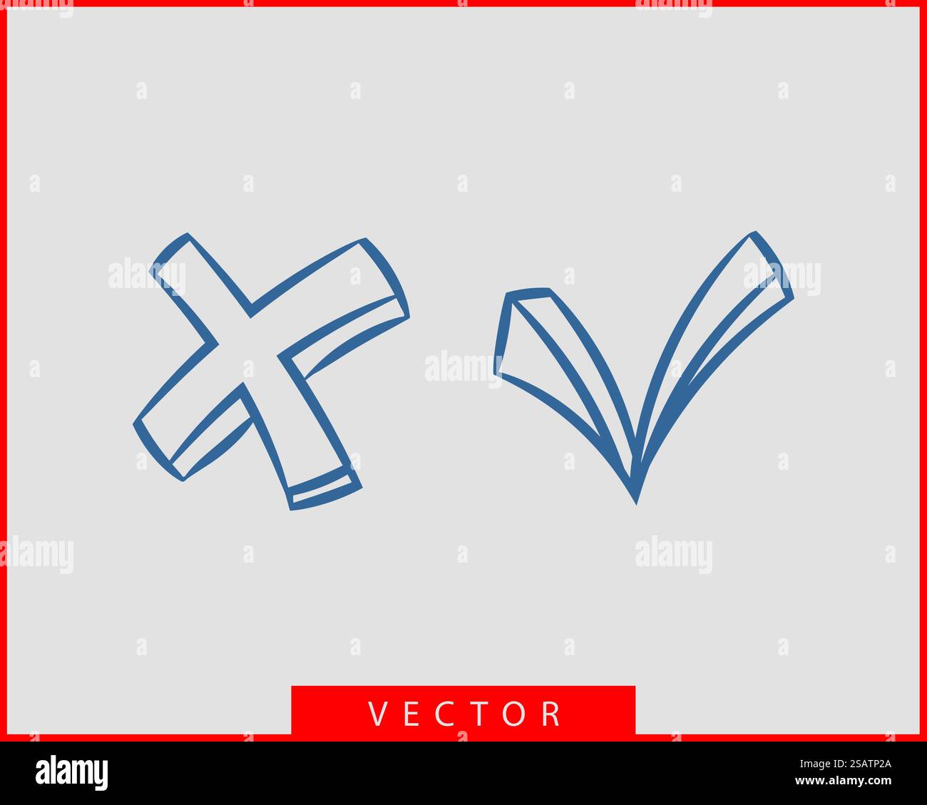 Check mark icon vector symbol design element Stock Vector Image & Art ...