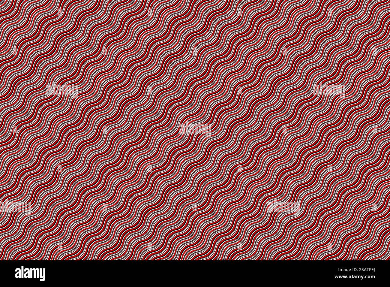 Red hypnotic wave seamless background. Vector illustration. Flat design. EPS10.. Red hypnotic wave seamless background Stock Vector