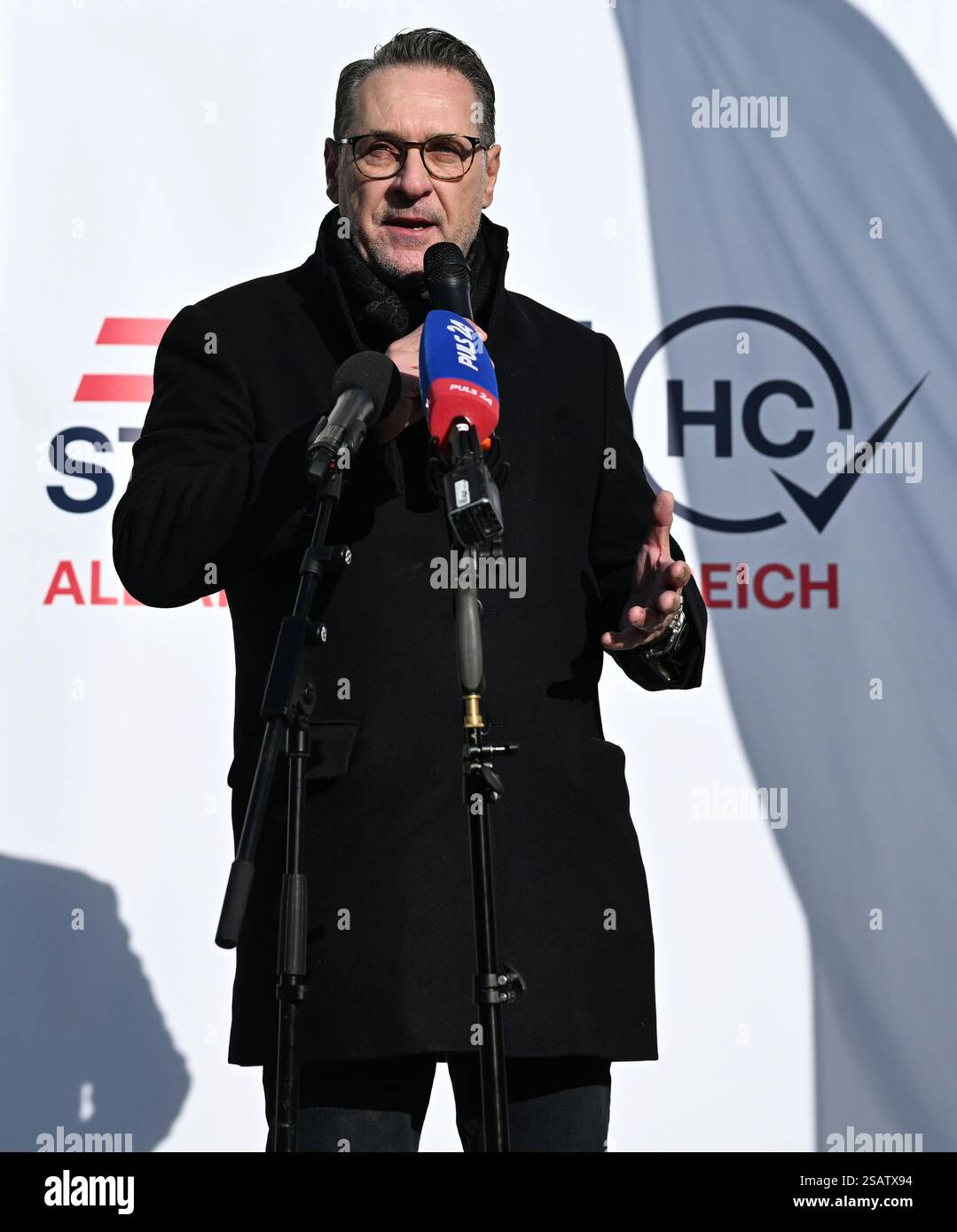 Heinz-Christian Strache on Thursday, January 30, 2025, on the occasion ...