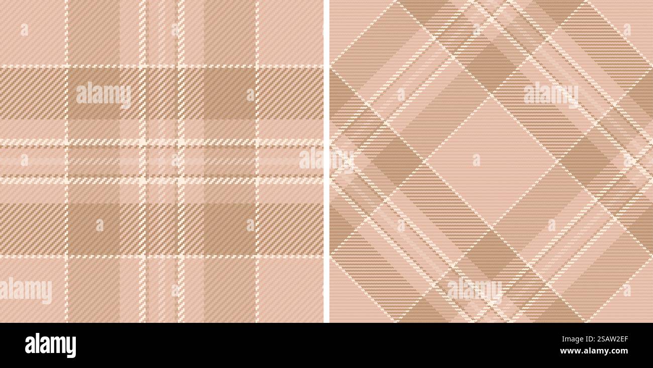 Textile plaid texture of fabric vector pattern with a tartan seamless ...