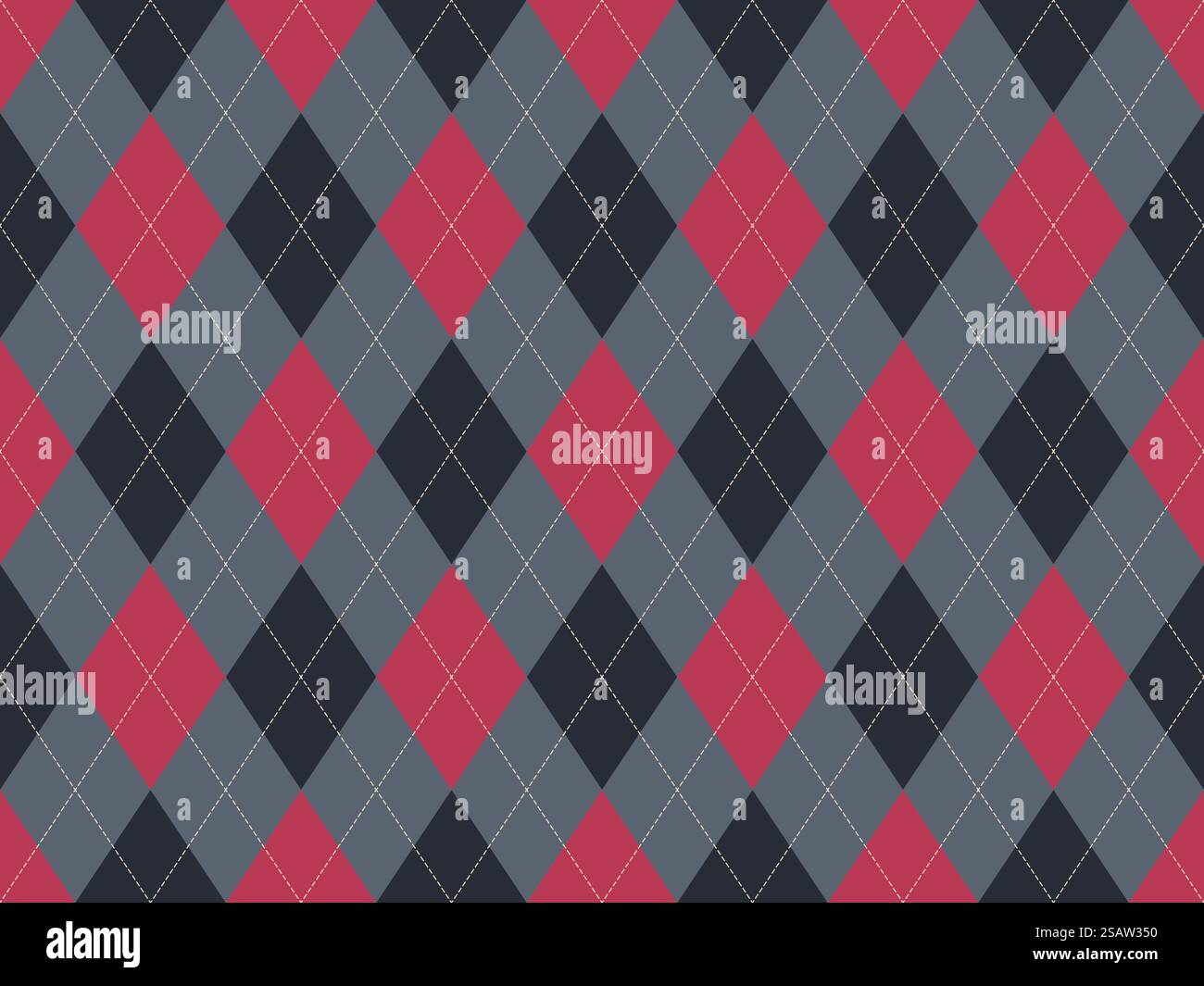 Argyle pattern seamless. Fabric texture background. Classic argill vector ornament. Stock Vector