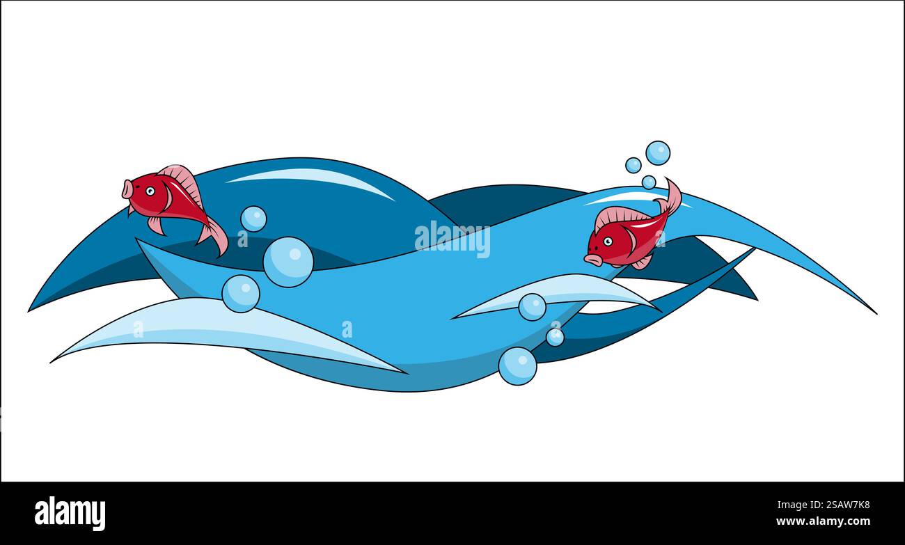 Waves sea vacation cruise t shirt printing template Vector