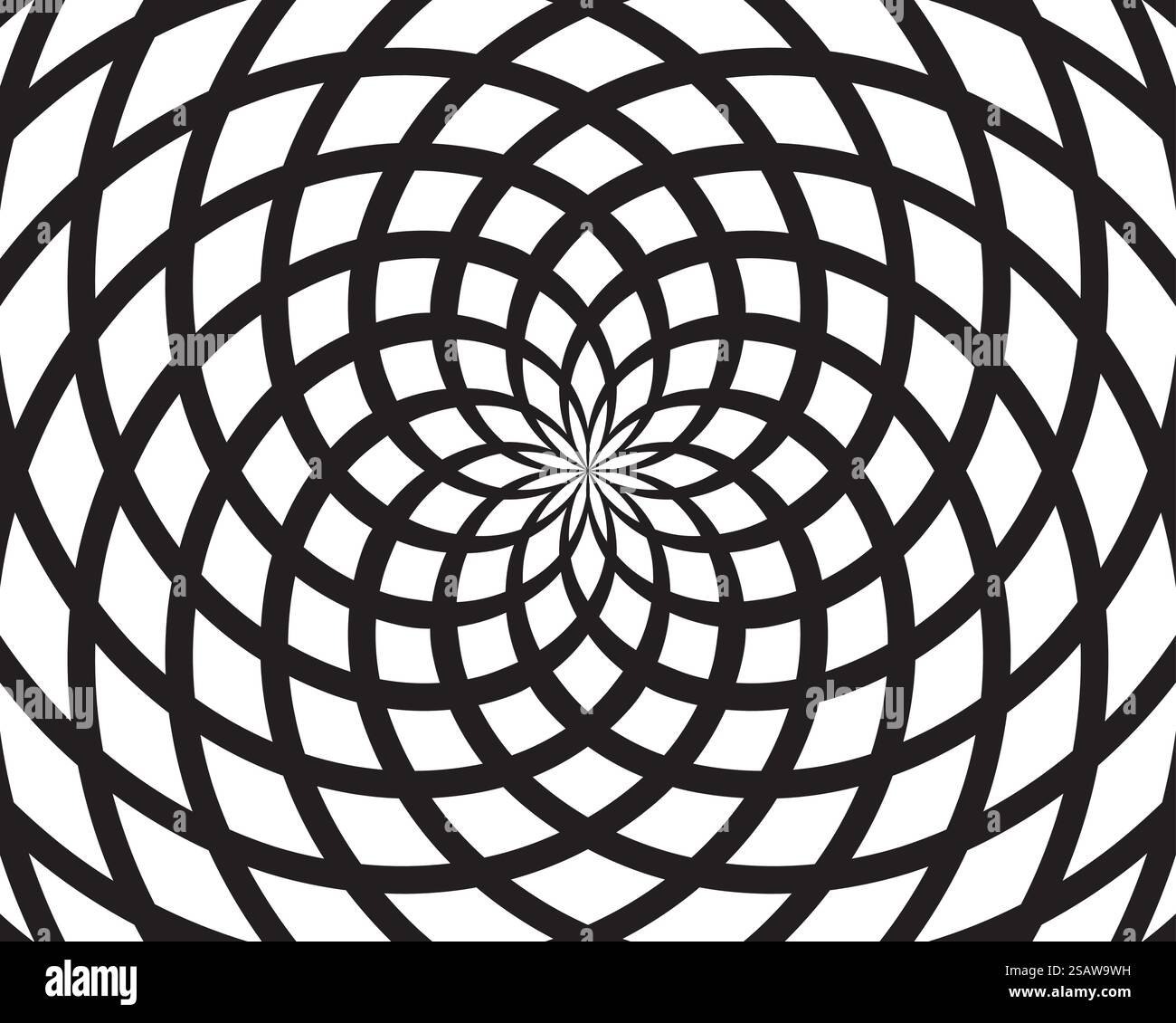 Abstract background vector. Black and white pattern. Ornament template for print page poster, web design element. Stock Vector