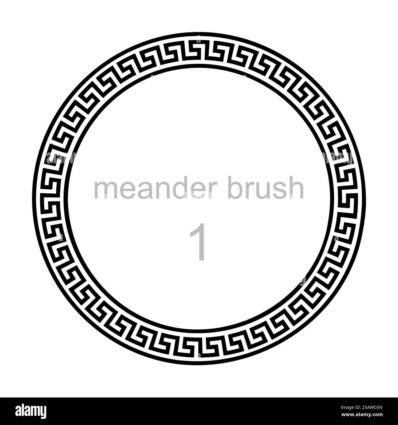 ancient greek ornament meander, vector illustration. ancient greek ...