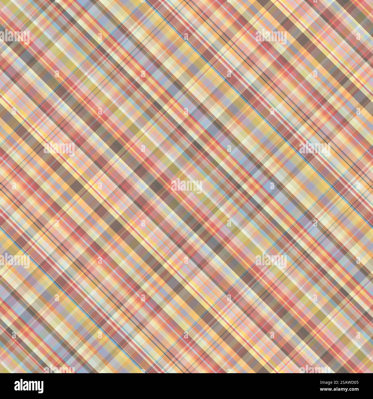 colored diagonal squared seamless pattern vector illustration. colored diagonal squared seamless pattern Stock Vector