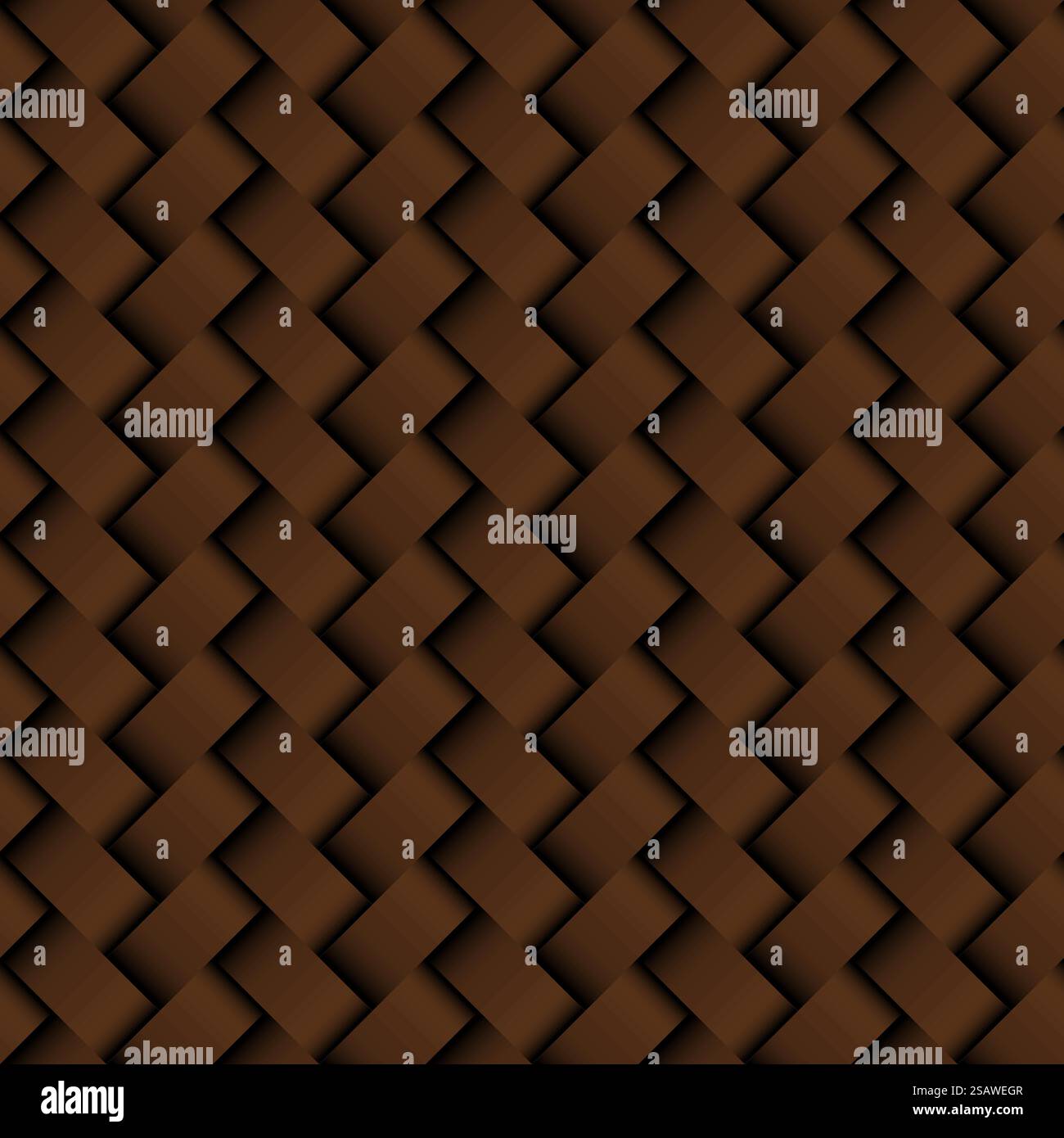 Texture brown leather weaving seamless pattern. Vector background.. Texture brown leather weaving seamless pattern Stock Vector