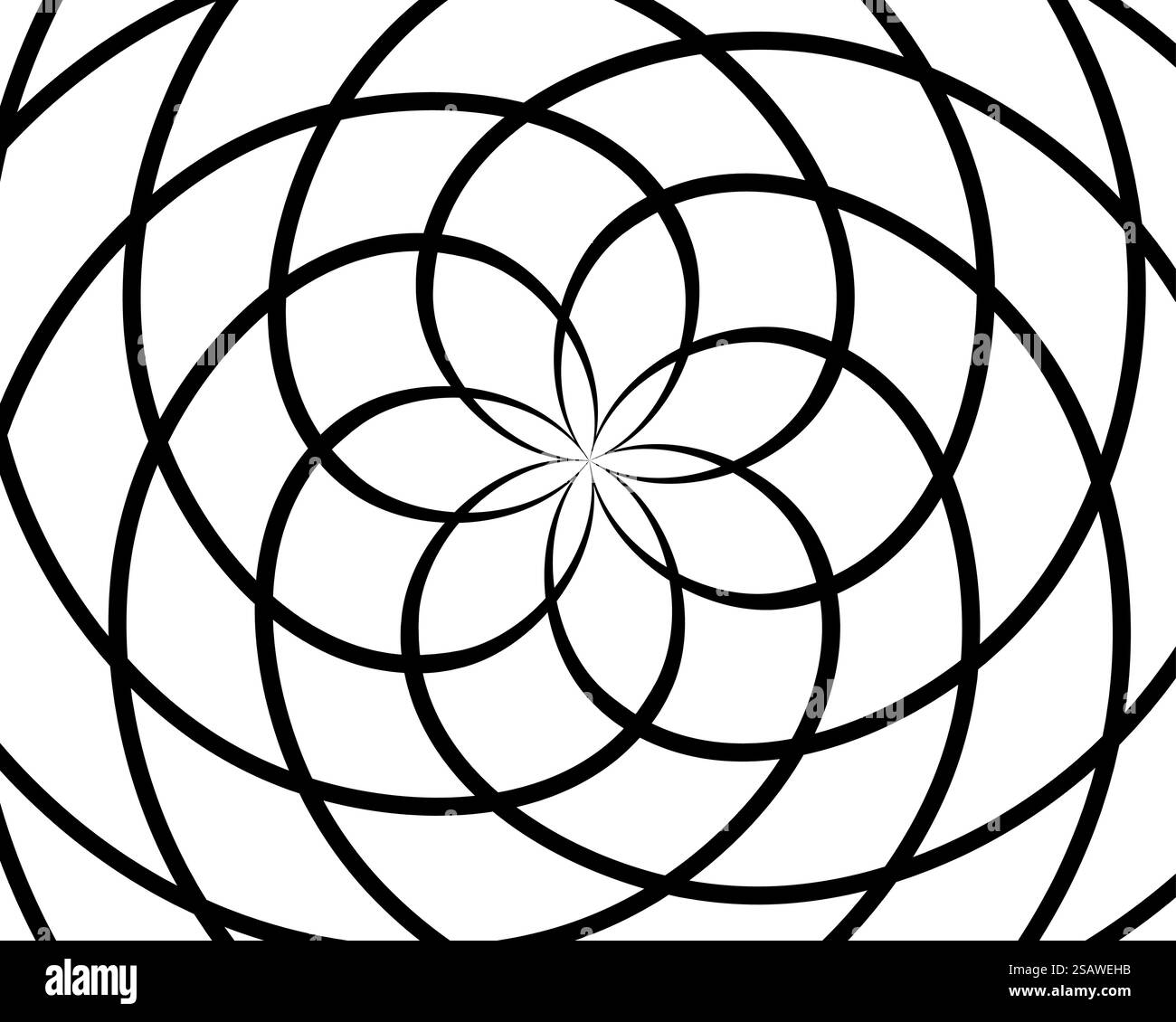 Abstract background vector. Black and white pattern. Ornament template for print page poster, web design element. Stock Vector