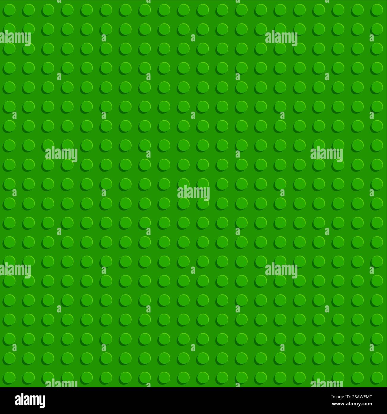 Green plastic construction block plate seamless pattern vector. Green plastic construction block plate seamless pattern Stock Vector