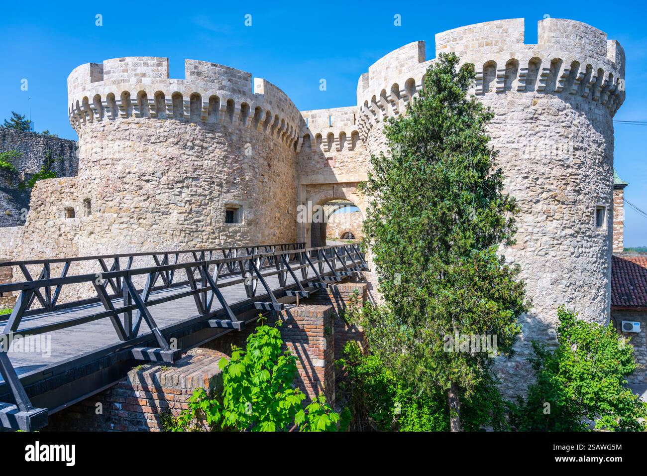 Zindan Gate is an impressive stone structure within Belgrade Fortress ...