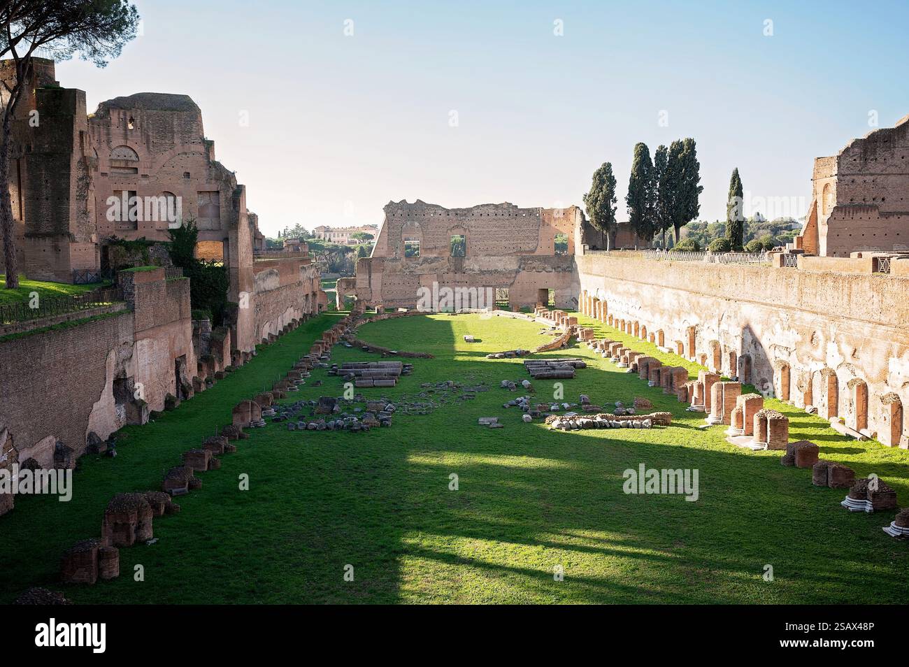 ancient-ruins-of-palatine-hill-in-rome-with-grass-and-stone-relics