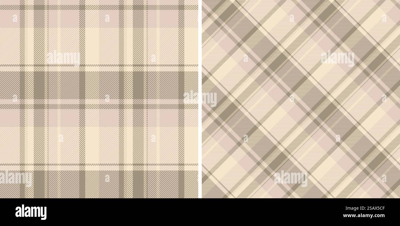 Plaid texture pattern of tartan check fabric with a background vector ...