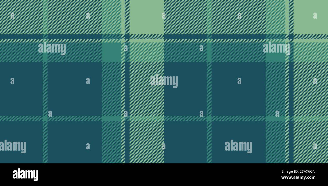Father textile fabric check, unique texture tartan pattern. Give background plaid vector seamless in cyan and pastel color. Stock Vector