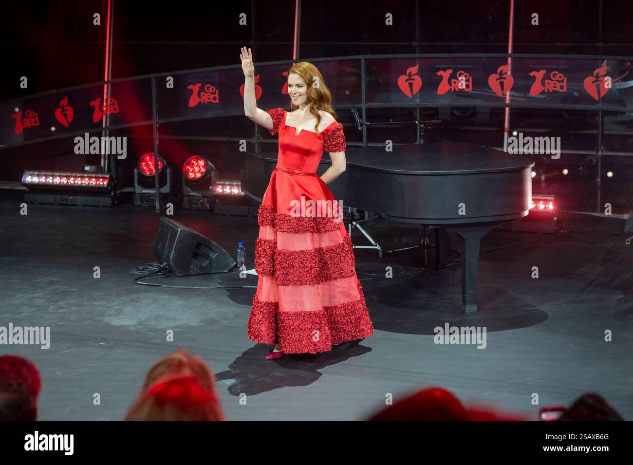 red dress collection concert 2025 American Heart Association's Red Dress Collection Concert 2025: Photos