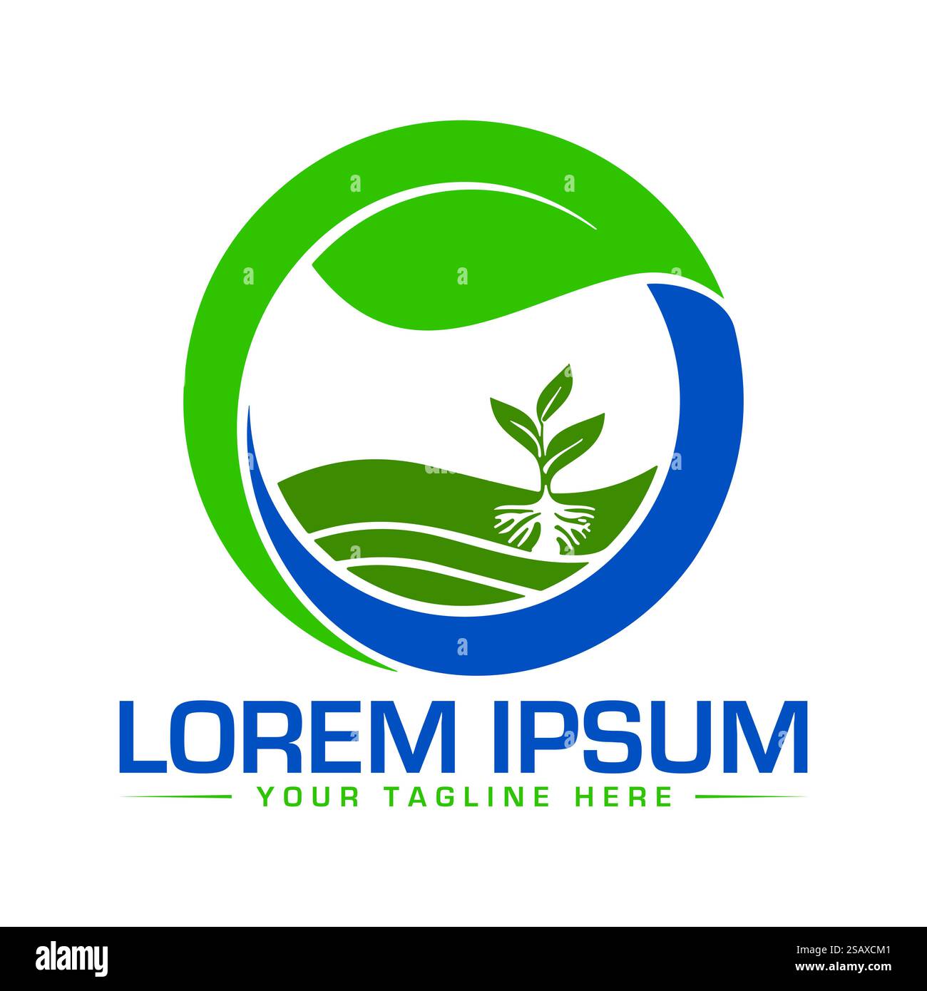 recycling logo design Stock Vector