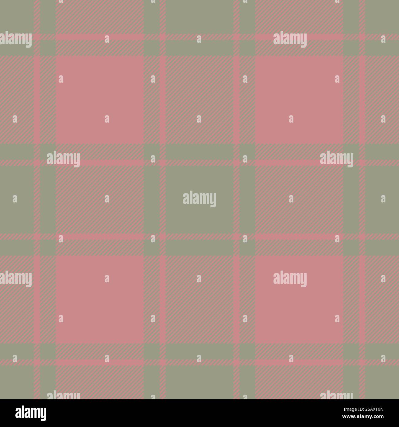 Costume seamless textile background, business texture pattern tartan. Symmetry check plaid vector fabric in pastel and red colors. Stock Vector