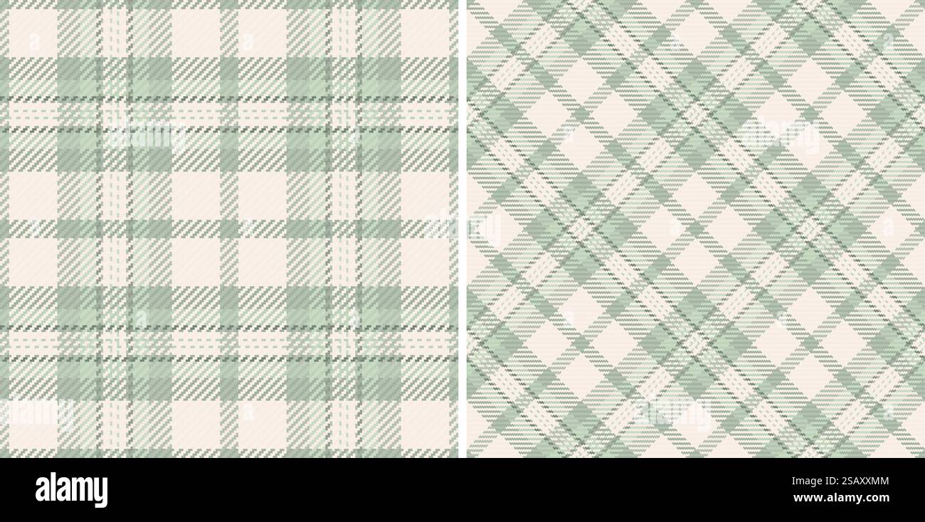 Tartan check seamless of texture fabric textile with a plaid vector ...