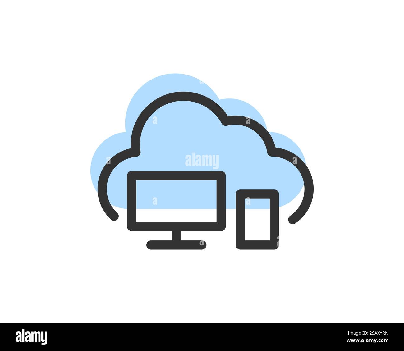 Cloud Storage Data Transfer Vector Icon. Computing Service And Network Related Line Icons. Database And Server, Cyber Security, Digital Transformation.. Cloud Storage And Data Transfer Vector Icon. Computing Service And Network Related Line Icons. Database And Server, Cyber Security, Digital Transformation. Stock Vector