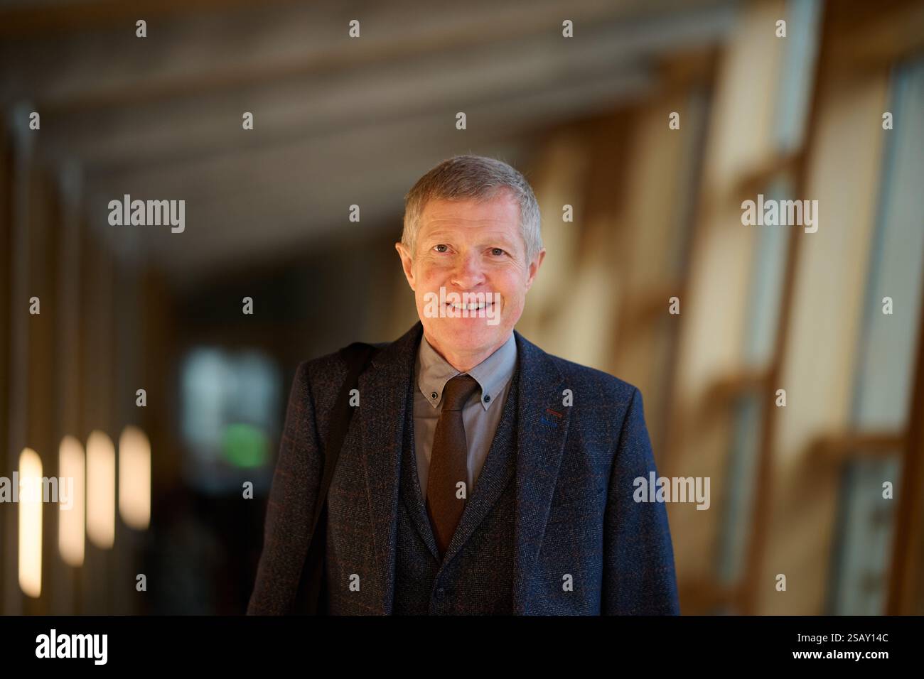 Edinburgh Scotland, UK 28 January 2025. Willie Rennie MSP at the ...