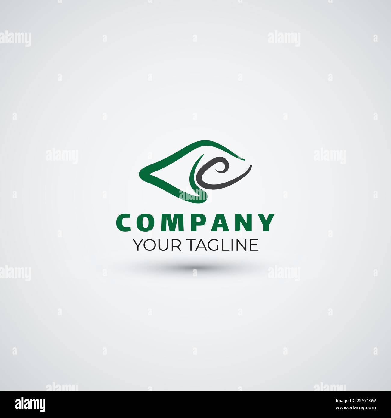 abstract eyes vision logo design template eye icon Stock Vector