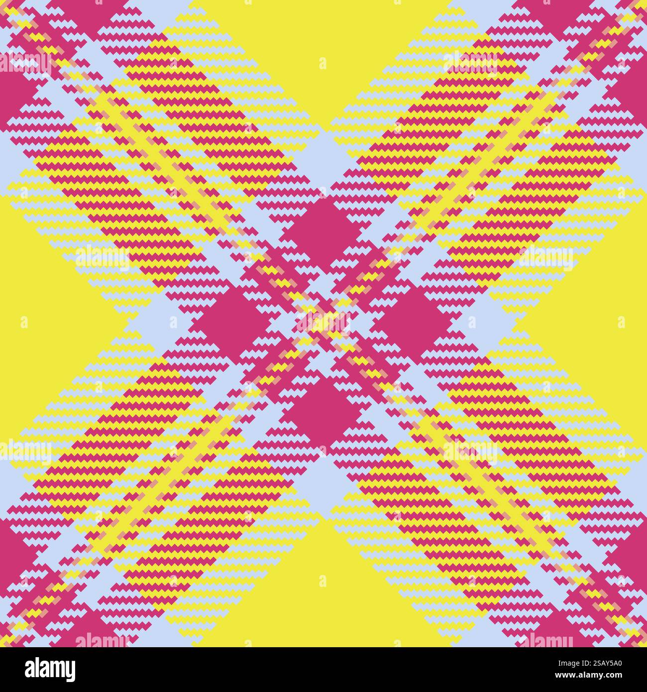 Yellow checked fabric Stock Vector Images Alamy