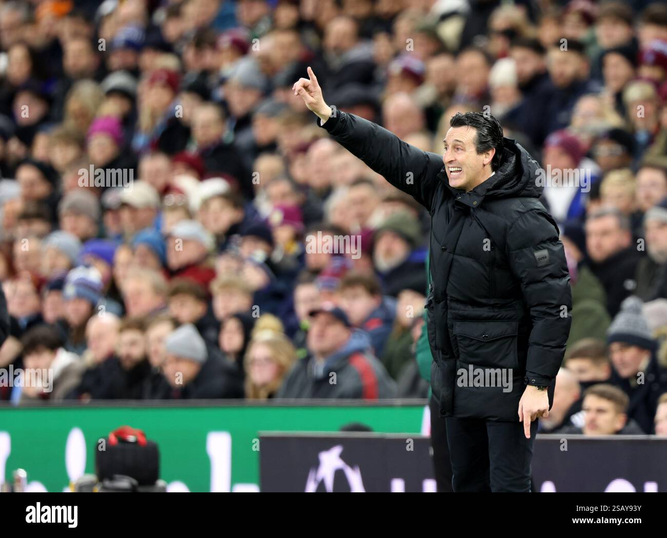 Unai Emery (Aston Villa head coach) at the Aston Villa v Celtic UEFA
