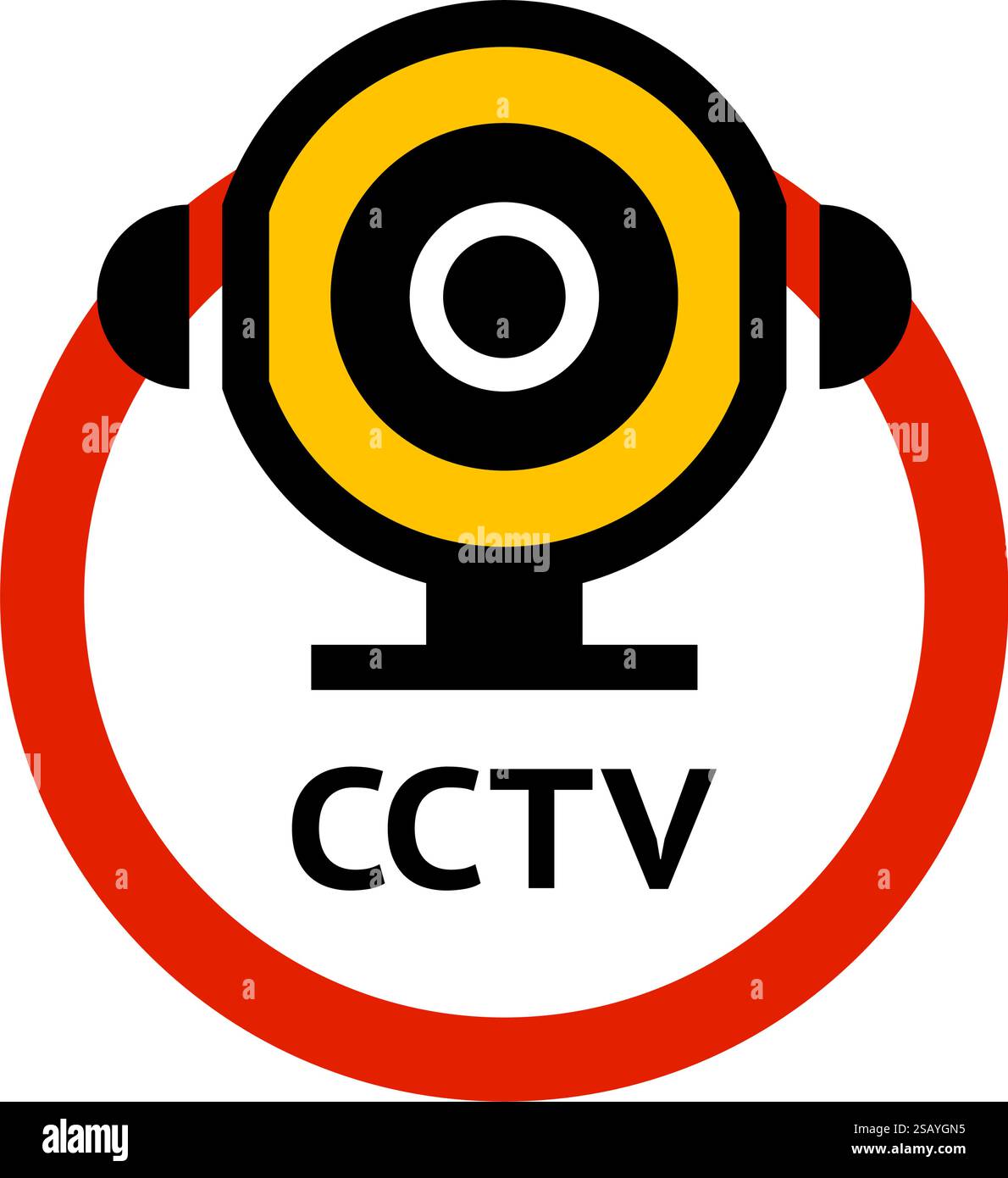 thumbnail image 2 of 4 Pack 90x90mm VA2 Security Stickers – Video Surveillance, Alarm, CCTV Warning Decals 2 of 5