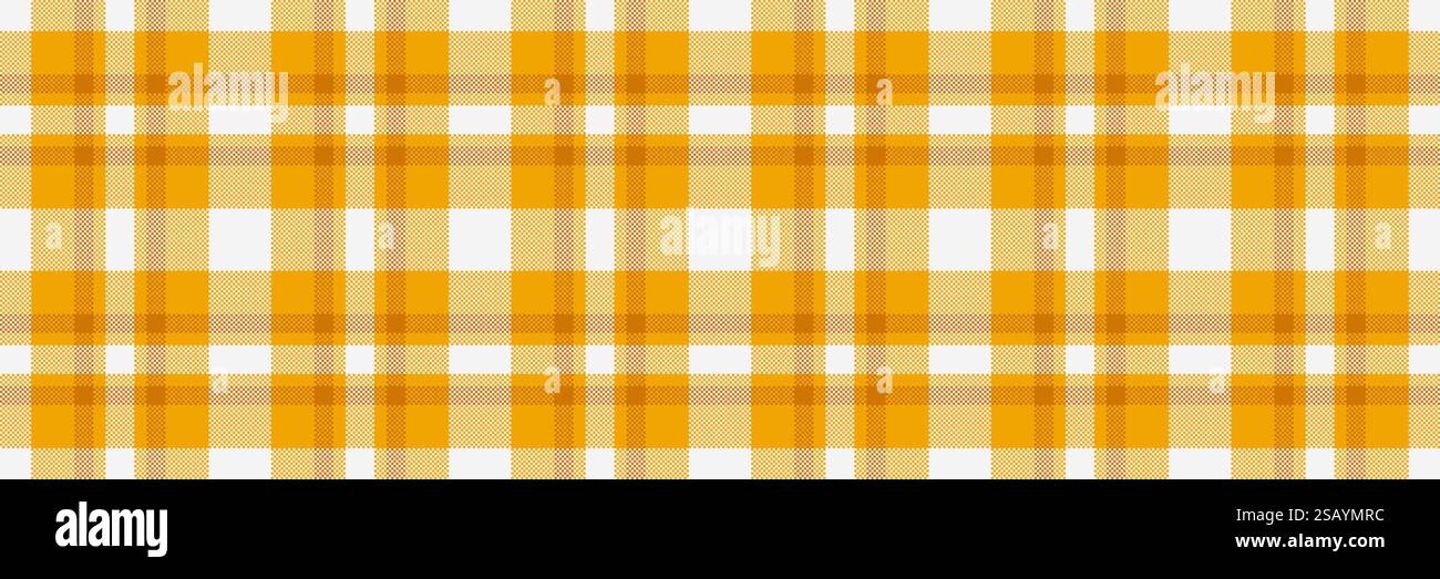 Realistic textile texture tartan, ribbon vector plaid background. Bold ...
