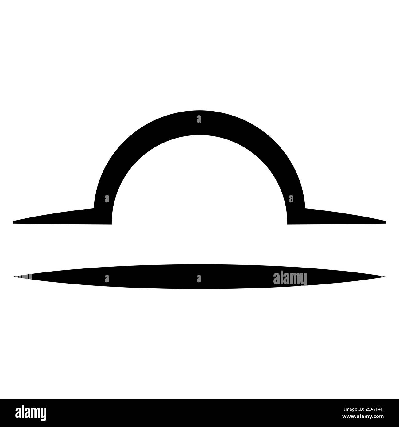 Libra Zodiac Symbol Libra zodiac horoscope astrology sign Stock Vector