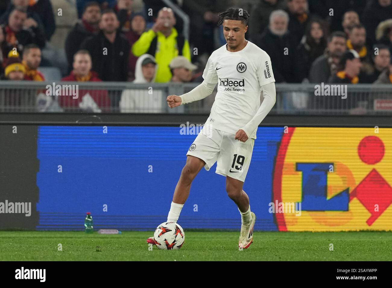 Jean-Matteo Bahoya of Eintracht Frankfurt during the Europa League ...