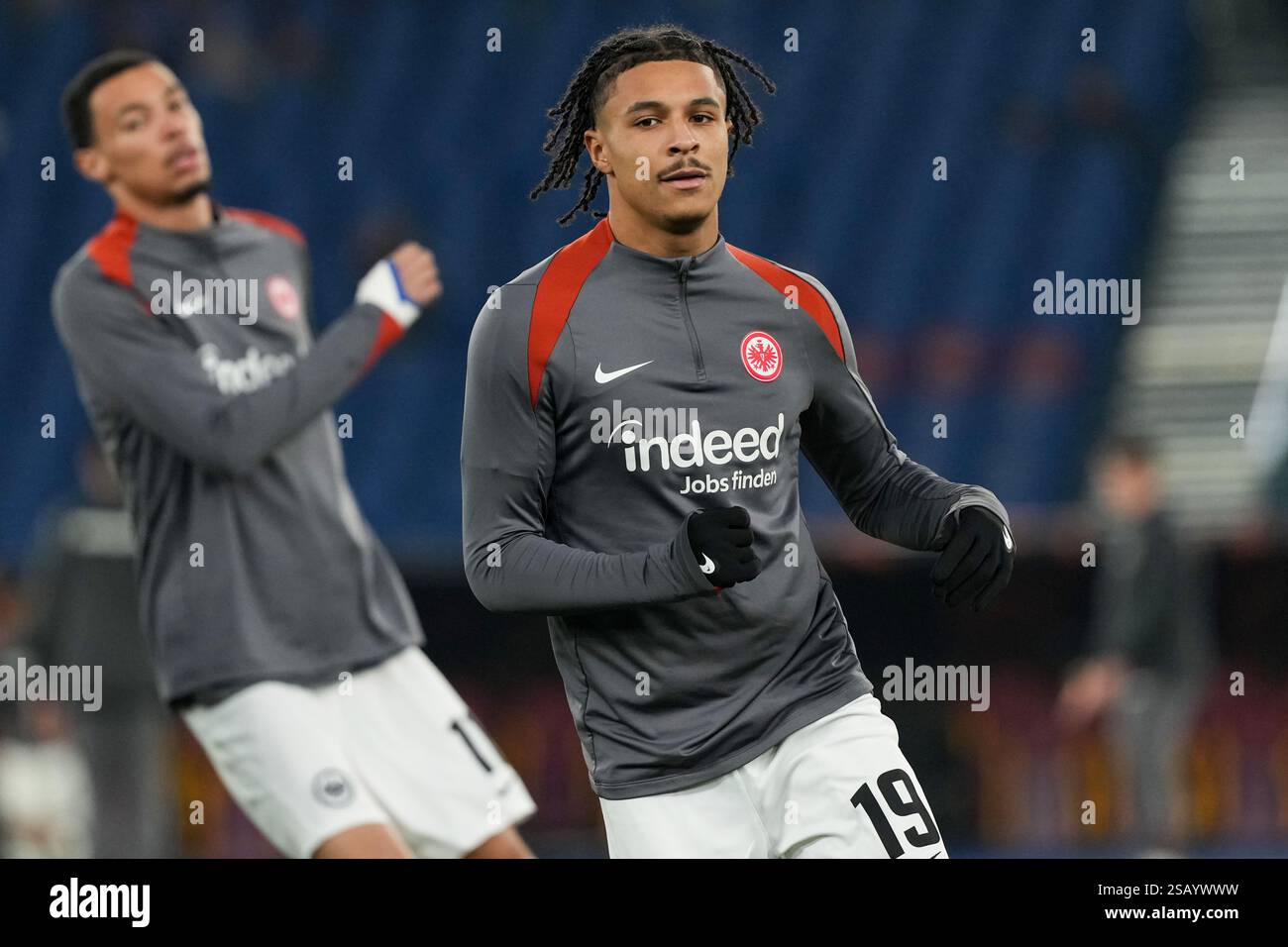 Jean-Matteo Bahoya of Eintracht Frankfurt during the Europa League ...