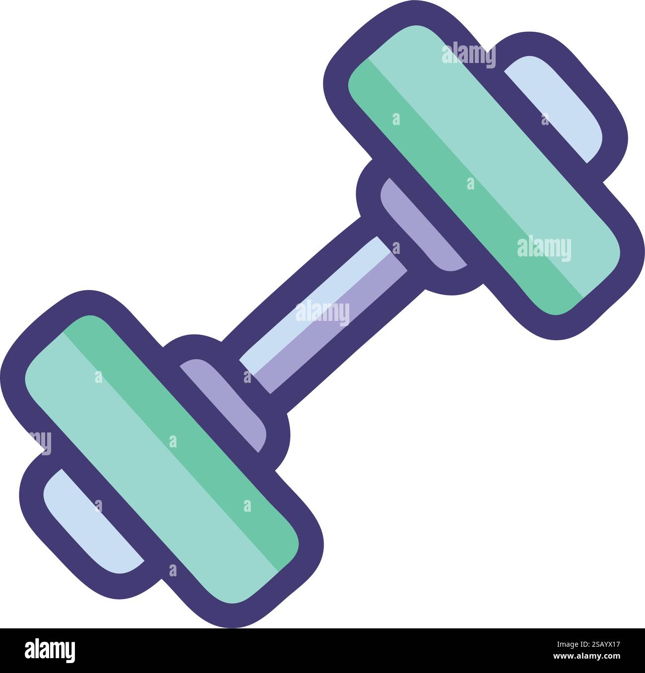 Adjustable Dumbbell for Strength Training Stock Vector Image & Art - Alamy