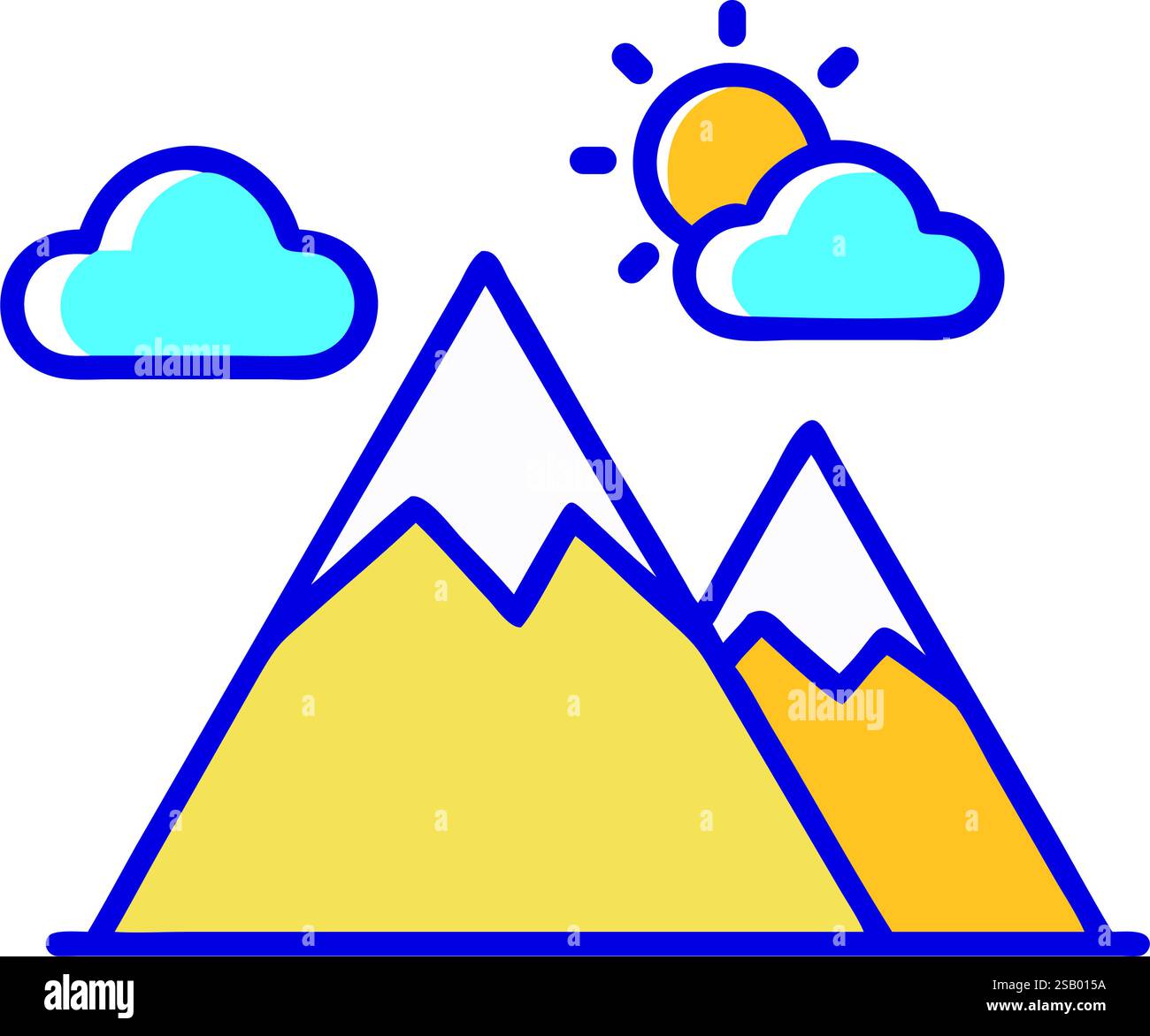 Mountain Travel Icon Illustration Stock Vector Image & Art - Alamy