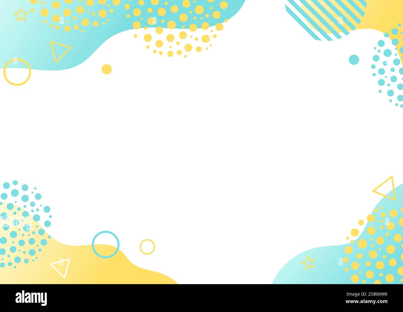 Abstract geometric shape pattern background with gradient winter color. vector illustration Stock Vector