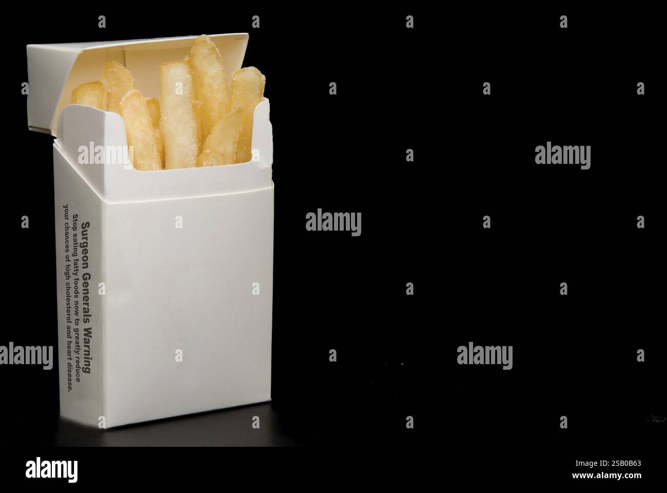 Unhealthy fast food cigarettes hi-res stock photography and images