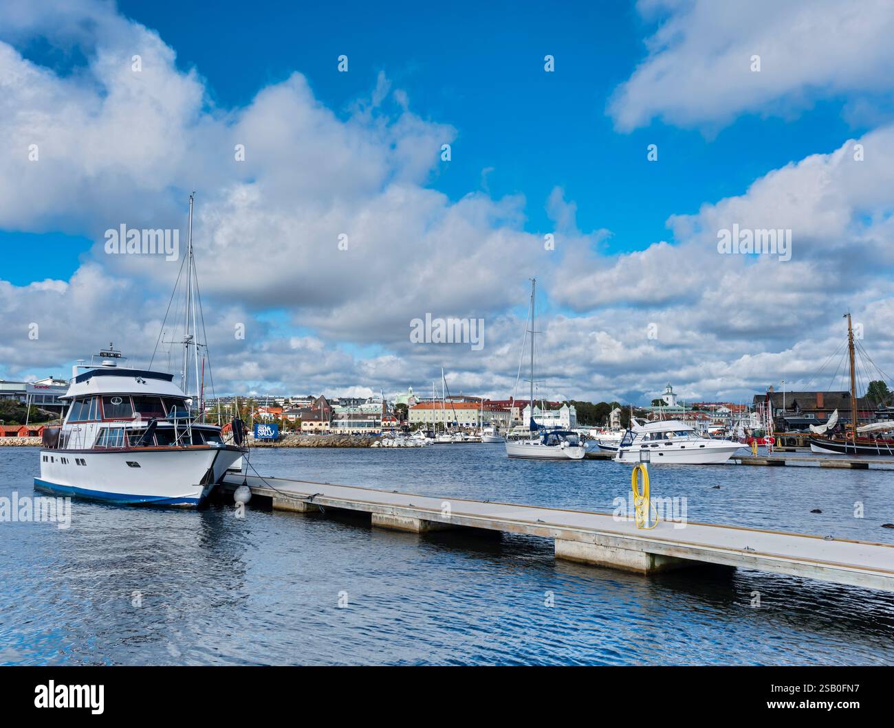 Strömstad a town on the Swedish west coast Stock Photo - Alamy