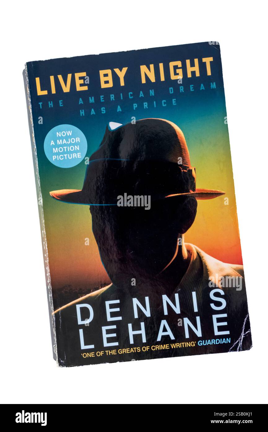 A paperback copy of Live By Night by Dennis Lehane.  First published in 2012. Stock Photo