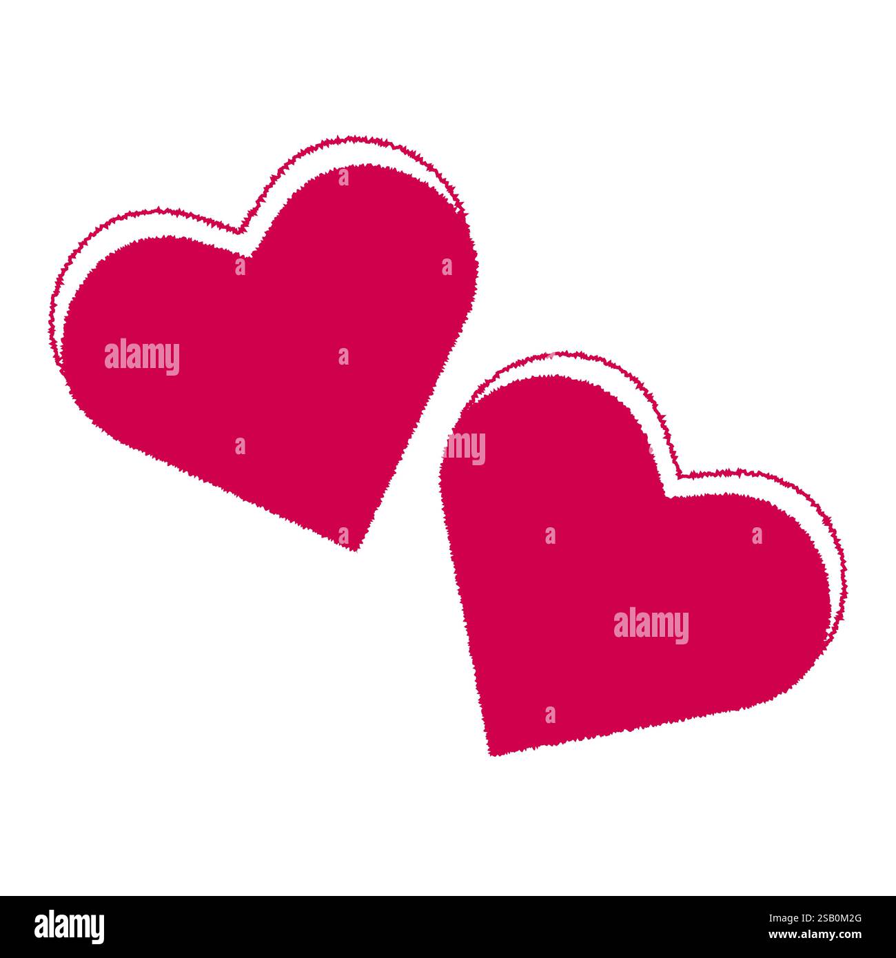 Red Romantic Heart or Hearts Illustration Stock Vector Image & Art - Alamy