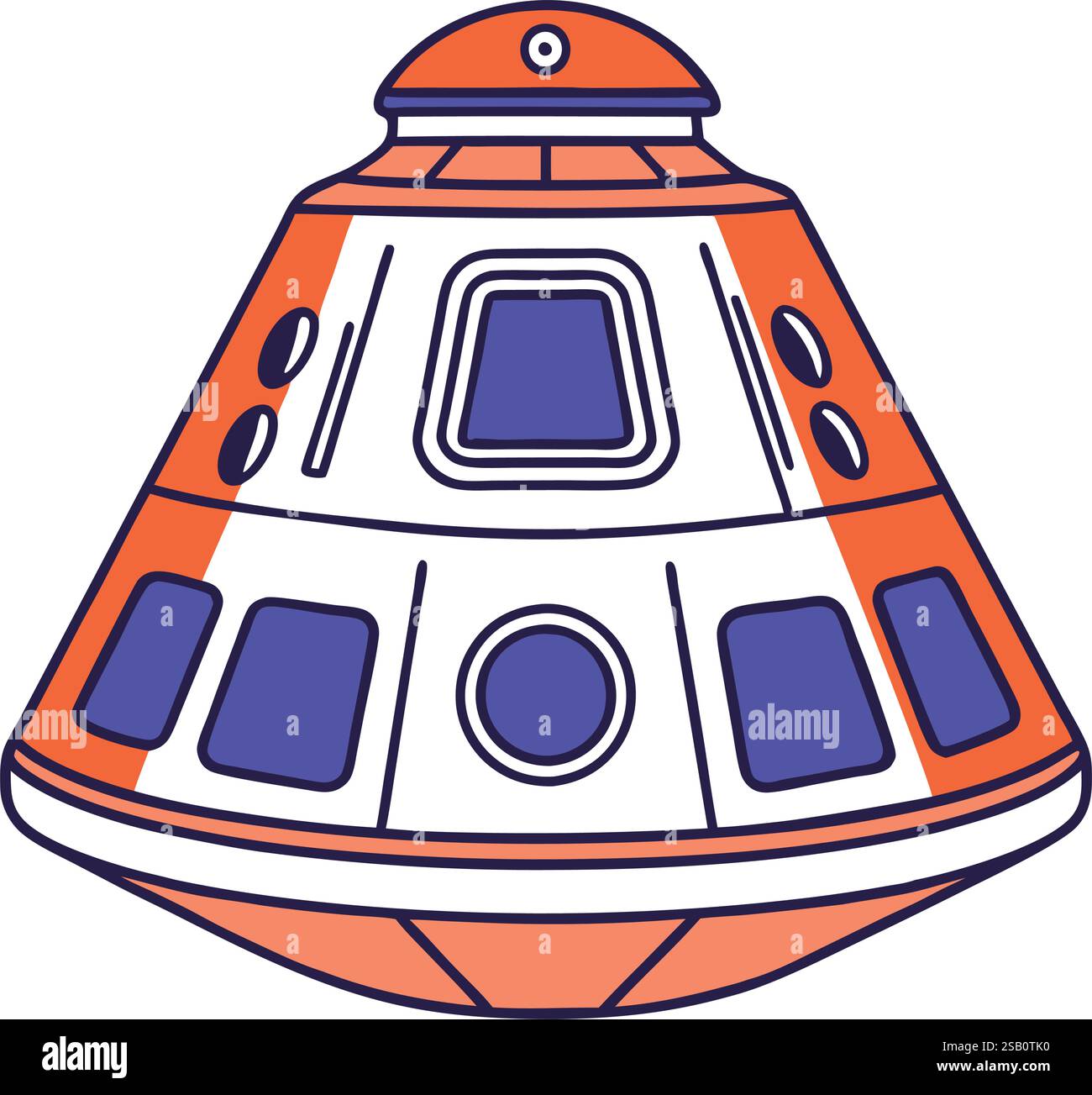 Command Module for Space Missions Stock Vector Image & Art - Alamy