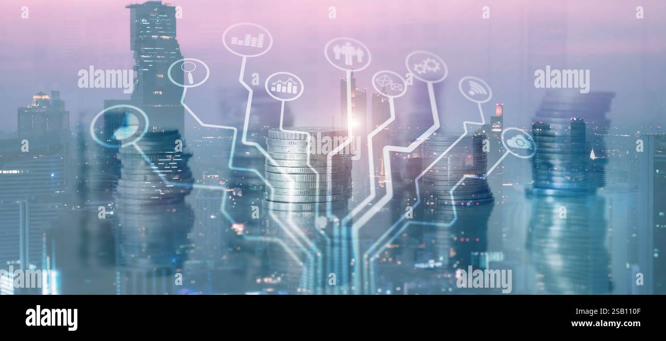 Business structures. Strategic Collaboration. Technology concept Stock ...