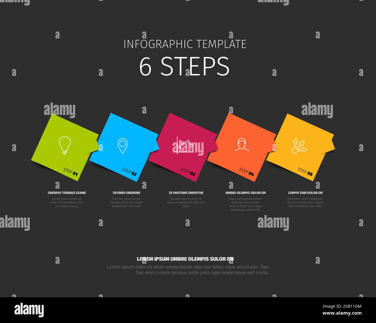 Simple arrow diagram representing sequence hi-res stock photography and ...