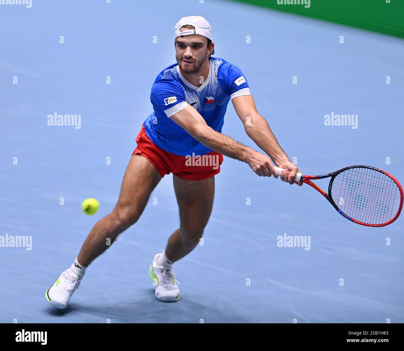 Davis Cup qualification, opening singles, Tomas Machac of Czech