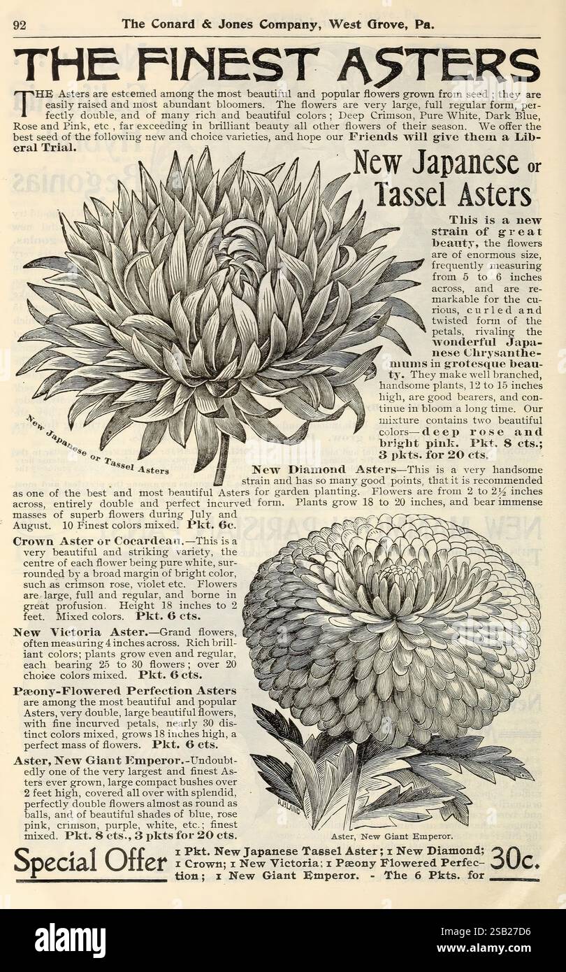 Conard's Spring New floral guide, West Grove, Pa, Conard & Jones Co, 1901, flowers ...